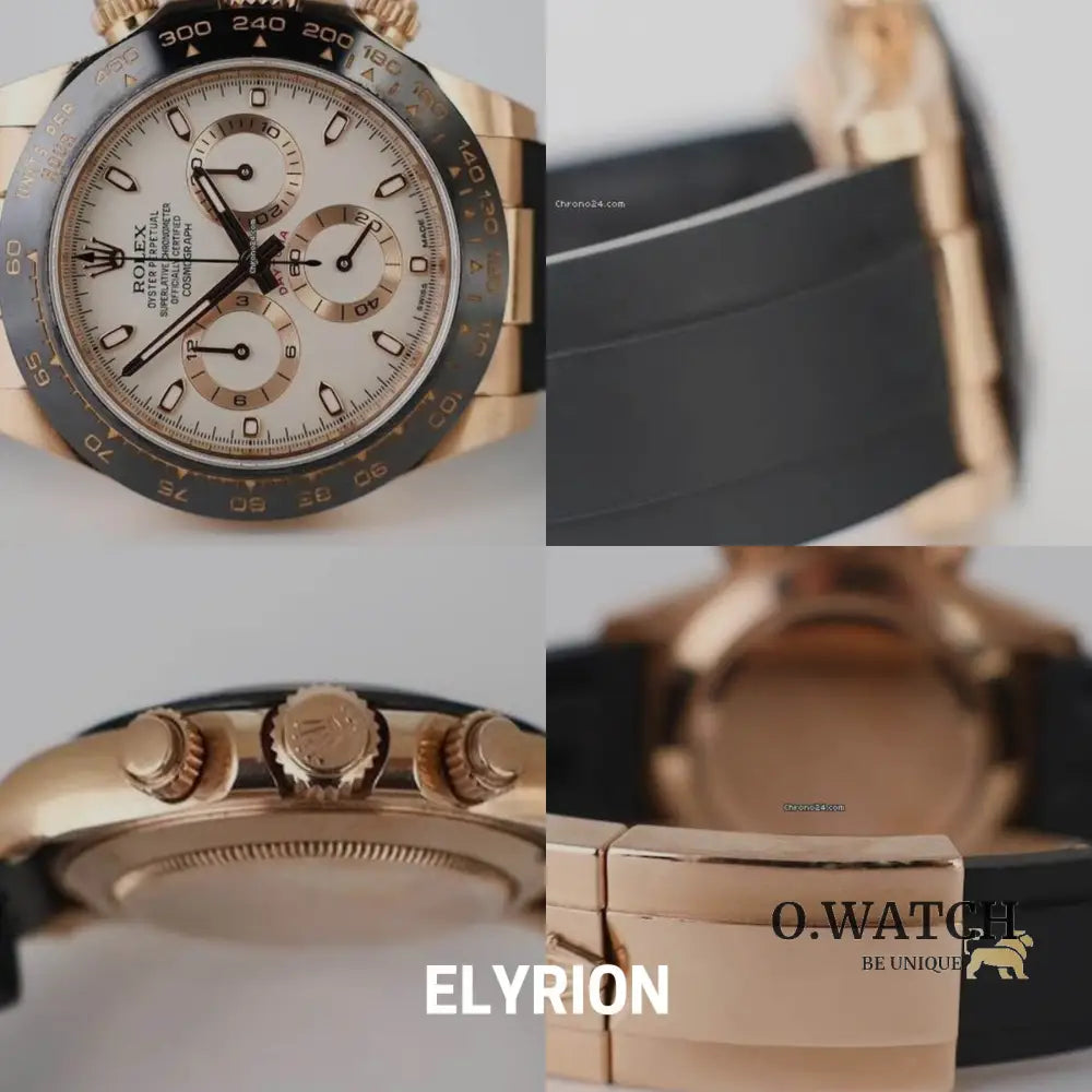 Montre Homme - Daytona Oysterflex Ivory