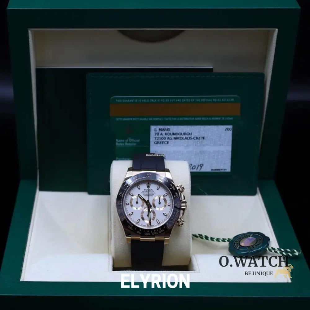 Montre Homme - Daytona Oysterflex Ivory