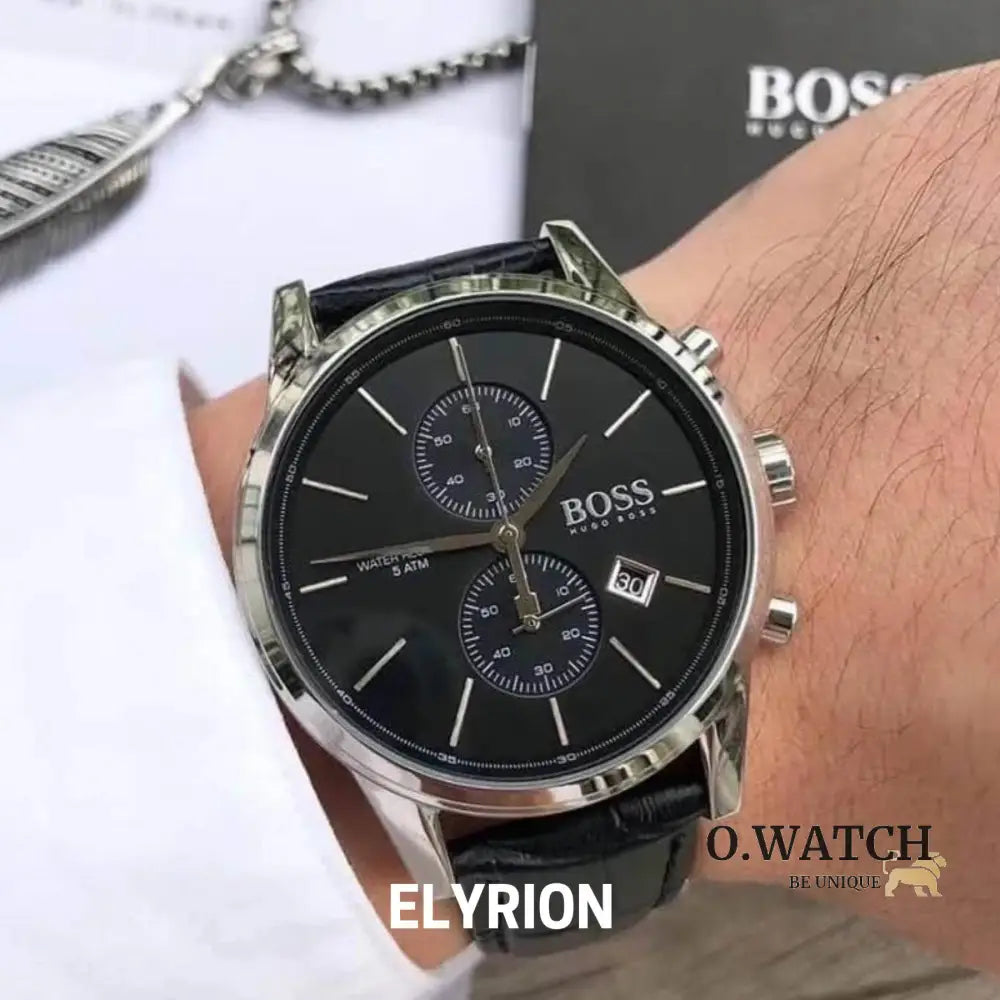 Montre Homme HB - 1513281 Jet Chronographe Noir