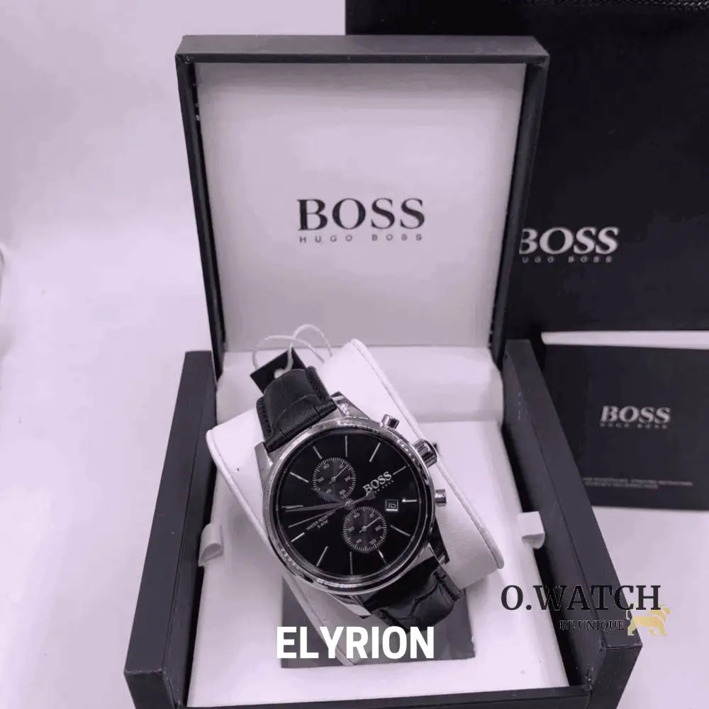 Montre Homme HB - 1513281 Jet Chronographe Noir