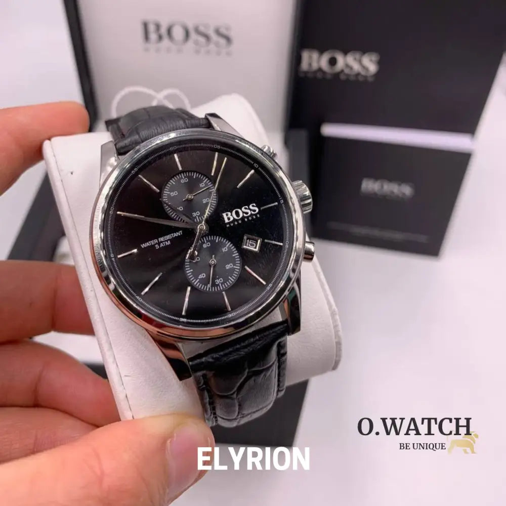 Montre Homme HB - 1513281 Jet Chronographe Noir