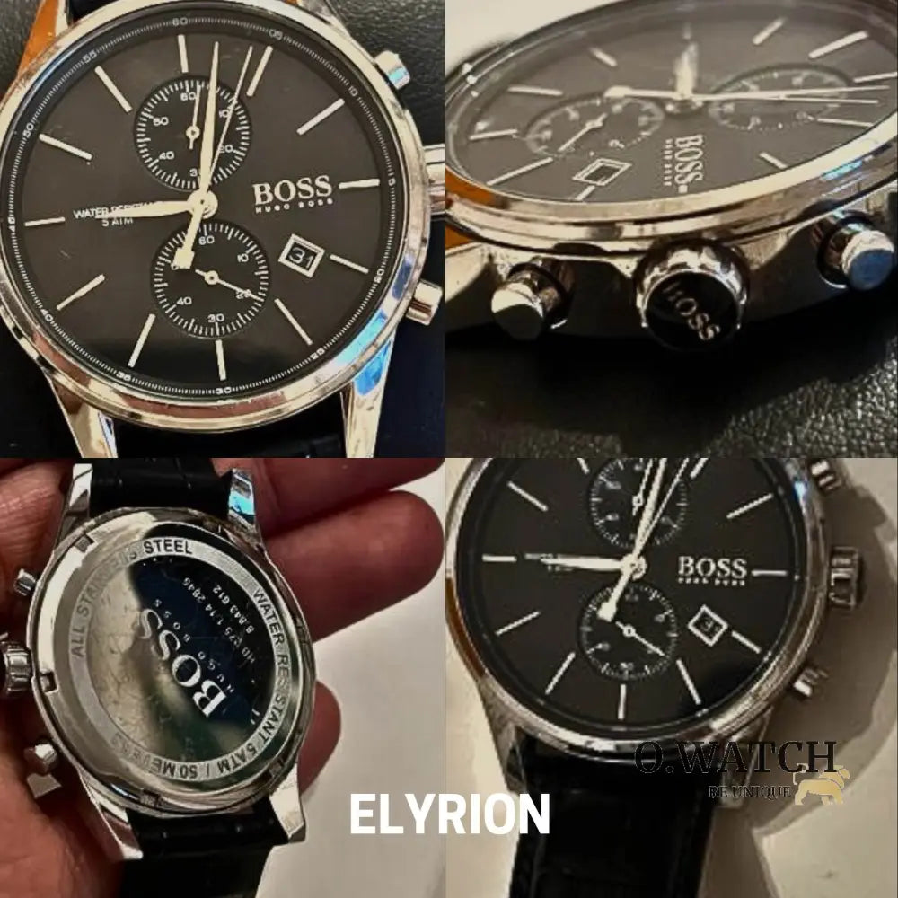 Montre Homme HB - 1513281 Jet Chronographe Noir