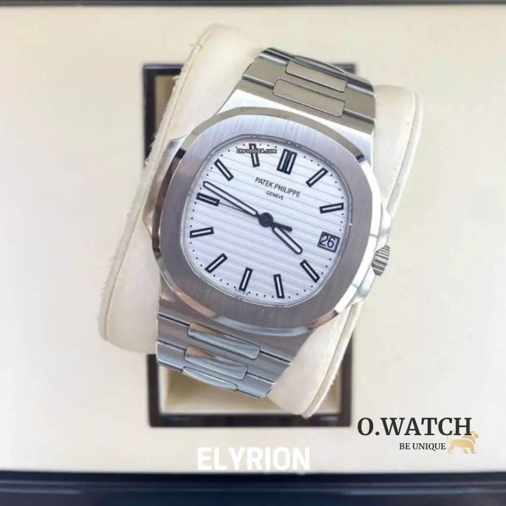 Montre Homme - Patek Nautilus Blanc