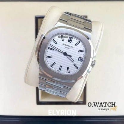 Montre Homme - Patek Nautilus Blanc