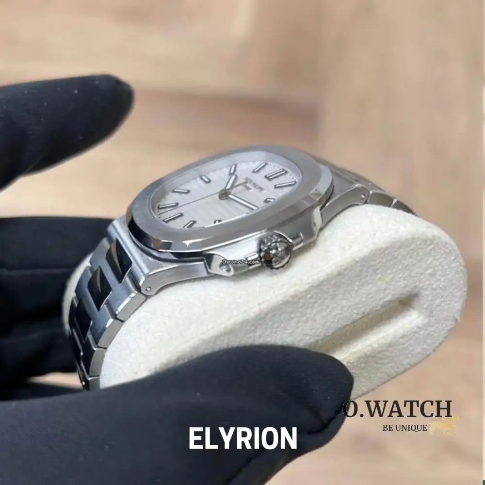 Montre Homme - Patek Nautilus Blanc