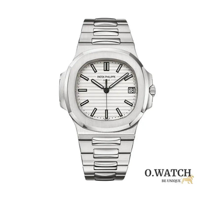 Montre Homme - Patek Nautilus Blanc
