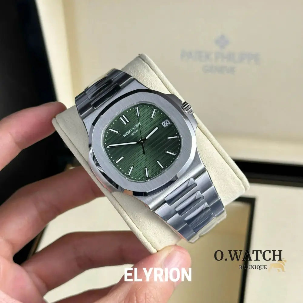 Montre Homme - Patek Nautilus Olive Green