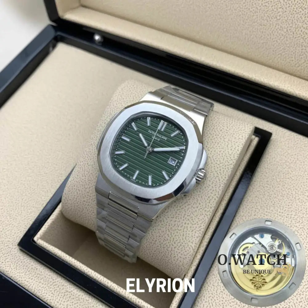 Montre Homme - Patek Nautilus Olive Green