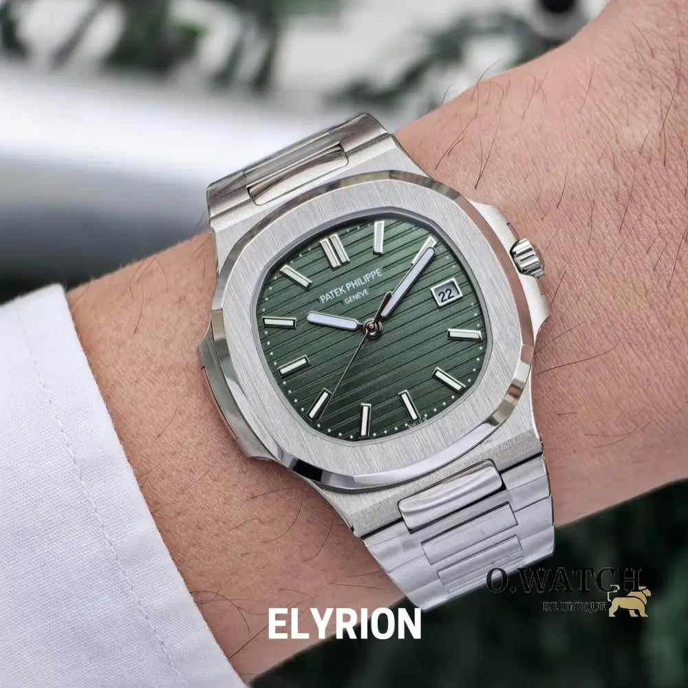 Montre Homme - Patek Nautilus Olive Green