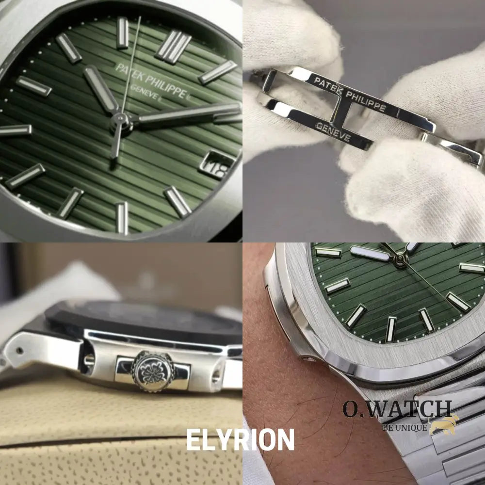 Montre Homme - Patek Nautilus Olive Green
