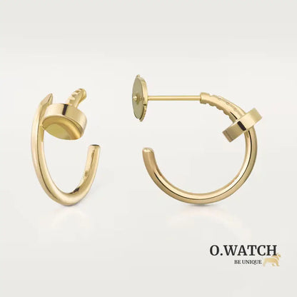 Petites boucles d’oreilles créoles Juste un Clou