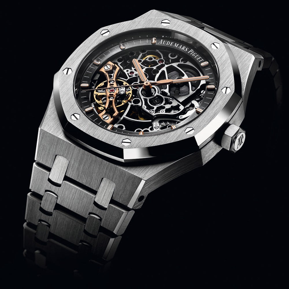 A.P Royal Oak Skeleton argenté