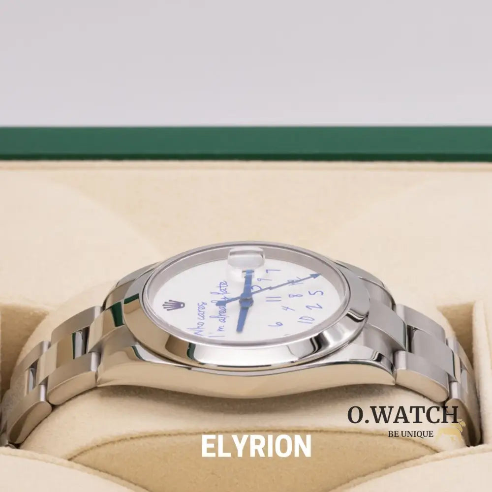Rolex Datejust 41 „Who cares I‘m already late Dial