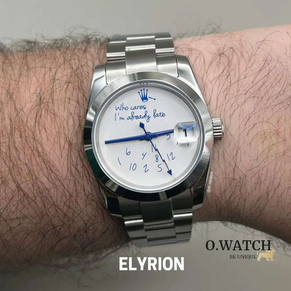 Rolex Datejust 41 „Who cares I‘m already late Dial