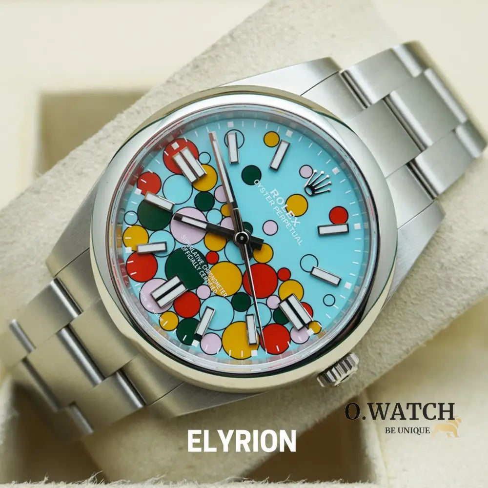 Rolex Datejust 41mm Tiffany Blue Celebration Dial Smooth Bezel 126300