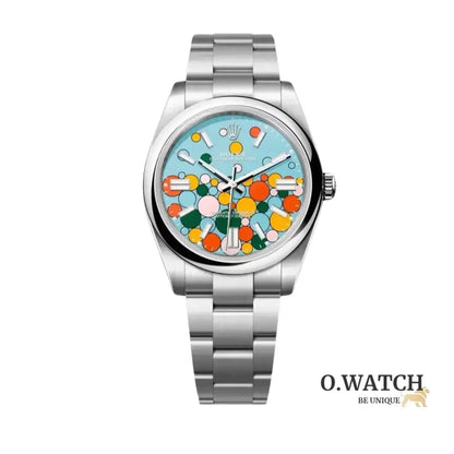 Rolex Datejust 41mm Tiffany Blue Celebration Dial Smooth Bezel 126300