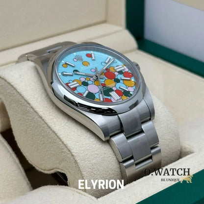 Rolex Datejust 41mm Tiffany Blue Celebration Dial Smooth Bezel 126300