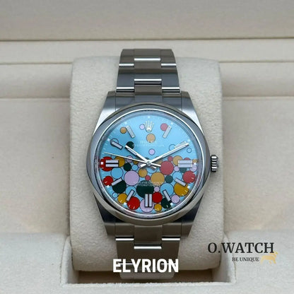 Rolex Datejust 41mm Tiffany Blue Celebration Dial Smooth Bezel 126300